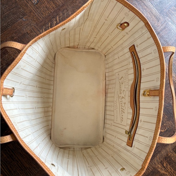 Authentic Louis Vuitton Neverfull MM Damier Azur - Picture 6 of 9